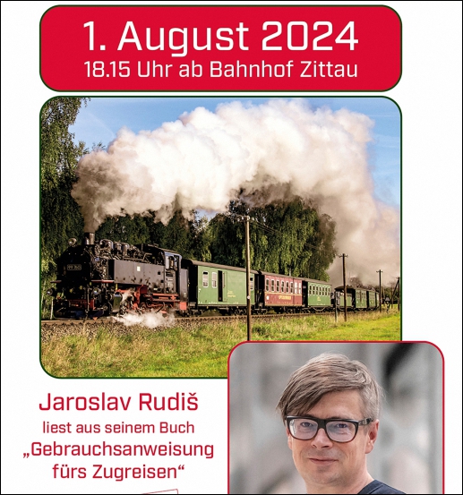 Jaroslav Rudiš liest Gebrauchsanweisung fürs Zugreisen